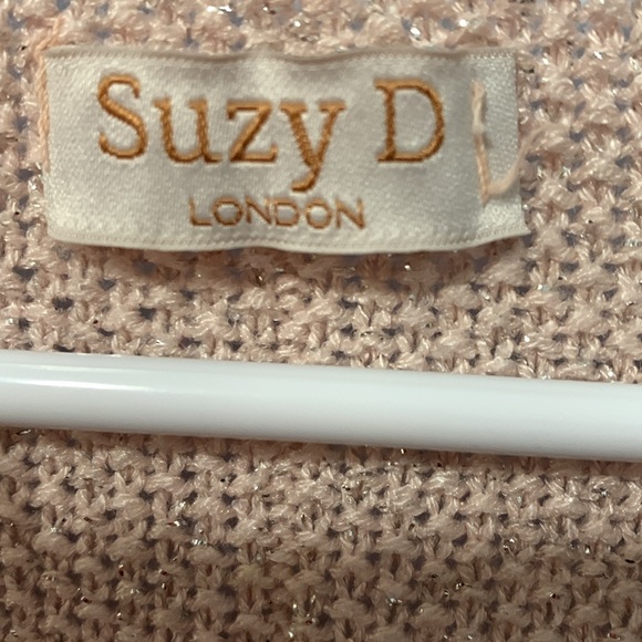 Suzy D London short sleeve blush sweater - Picture 2 of 4